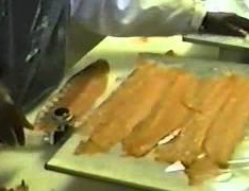 Nóż krążkowy - Płatowanie łososia